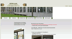 Desktop Screenshot of klaus-fensterbau.ch